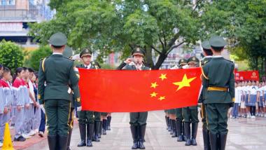 新征程！新一届国旗班正式亮相！